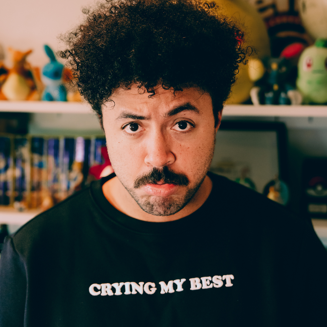 Crying My Best Crewneck - Black – Jarvis Johnson