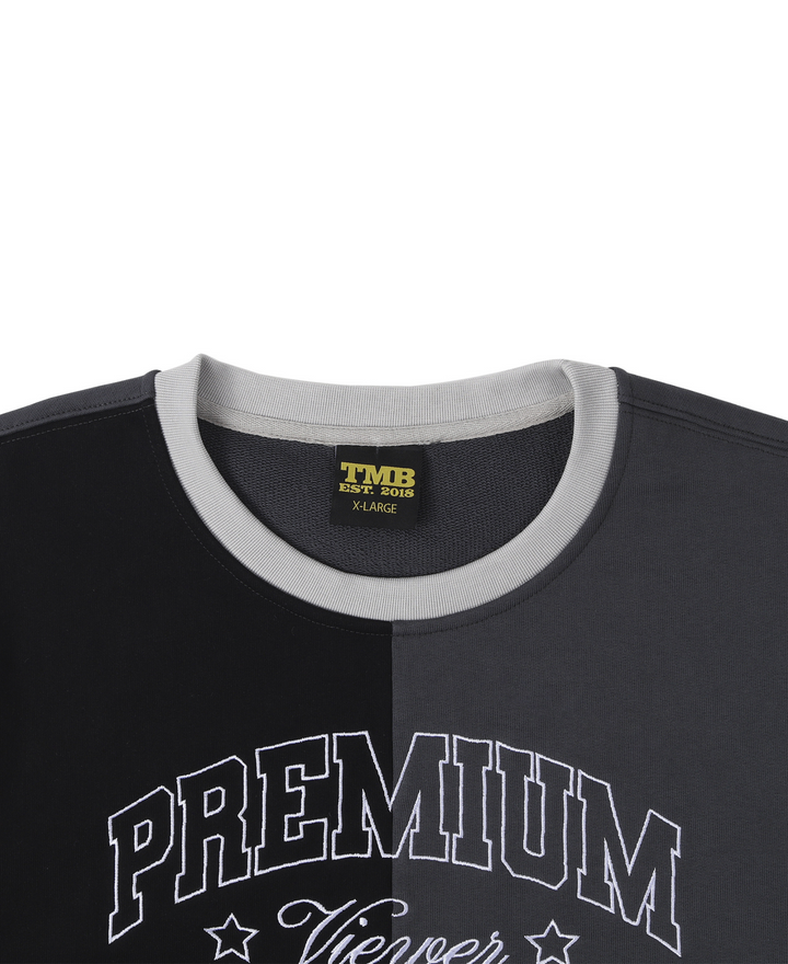 Premium Viewer Colorblock Crewneck